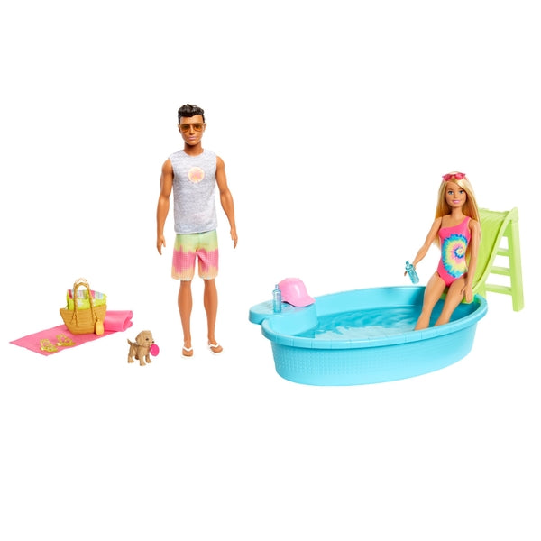 Barbie Beach Dolls, Vehicle and Accessories Playset