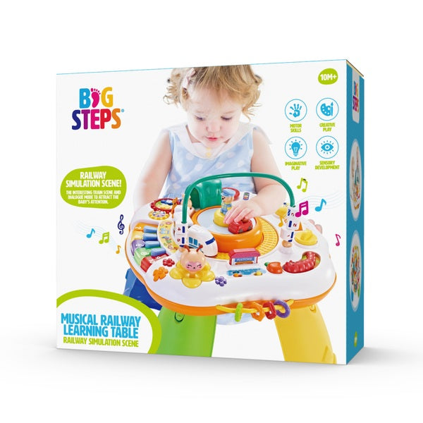 Big Steps Musical Railway Learning Table