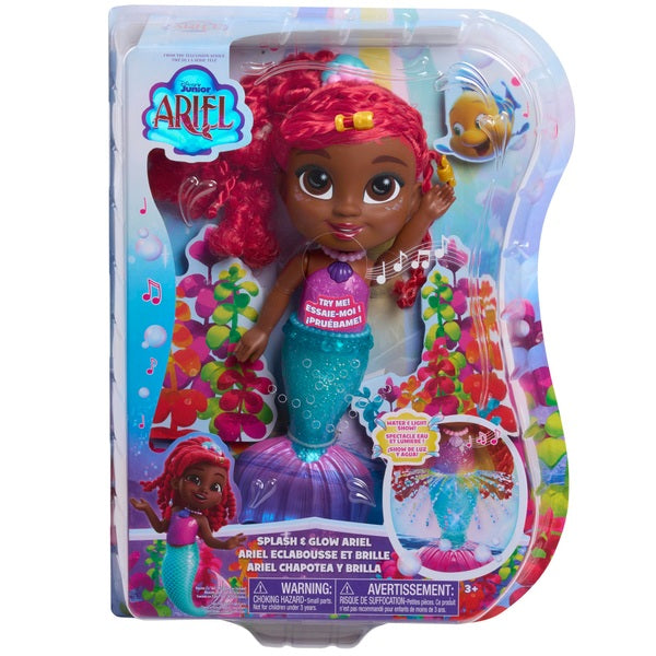 Disney Junior Ariel Splash 'N' Glow Ariel Doll