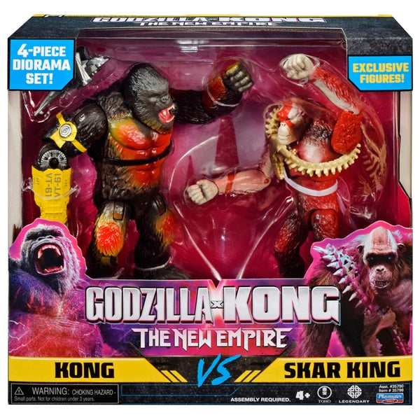 Monsterverse Godzilla x Kong: The New Empire Kong vs Skar King Figure 2 Pack