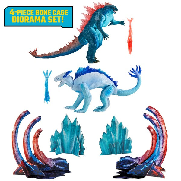 Monsterverse Godzilla x Kong: The New Empire Godzilla vs Shimo Figure 2 Pack