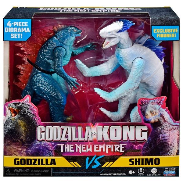 Monsterverse Godzilla x Kong: The New Empire Godzilla vs Shimo Figure 2 Pack