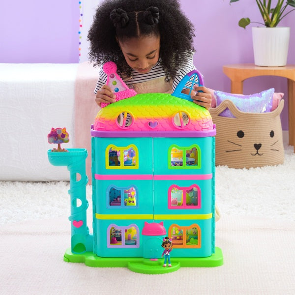 Gabby's Dollhouse Rainbow-Themed Celebration Doll House