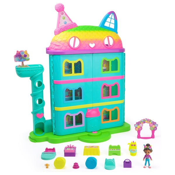 Gabby's Dollhouse Rainbow-Themed Celebration Doll House