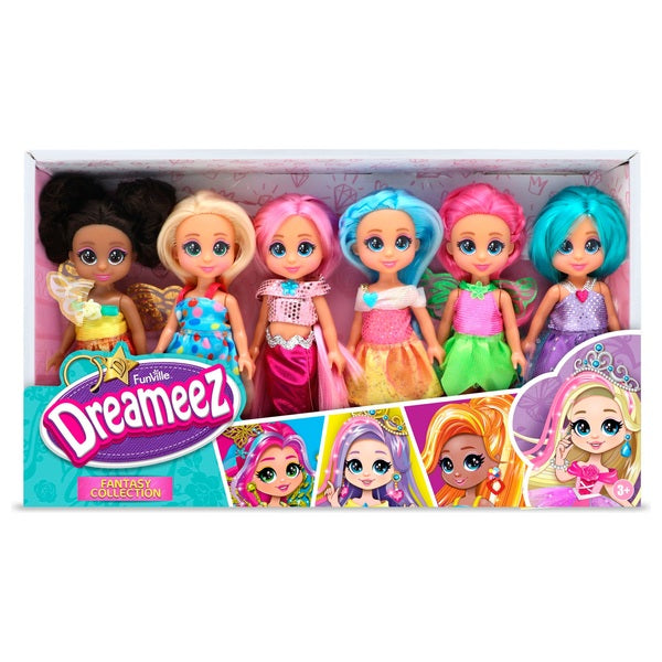 Dreameez 12cm Fantasy Doll Collection 6 Pack