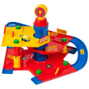 Big Steps Parking Garage Playset with 2 Cars + Free Activity Book