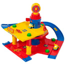 Big Steps Parking Garage Playset with 2 Cars + Free Activity Book