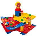 Big Steps Parking Garage Playset with 2 Cars + Free Activity Book