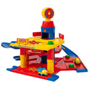 Big Steps Parking Garage Playset with 2 Cars + Free Activity Book