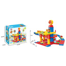 Big Steps Parking Garage Playset with 2 Cars + Free Activity Book