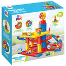 Big Steps Parking Garage Playset with 2 Cars + Free Activity Book