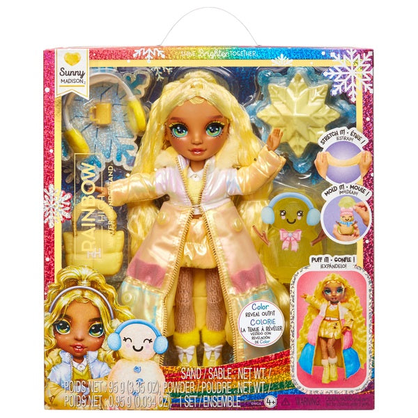 Rainbow High: Winter Wonderland Fashion Doll – Sunny Madison