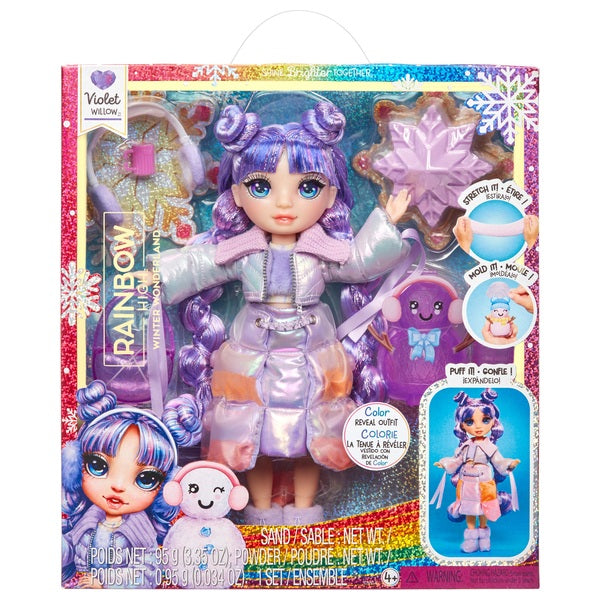 Rainbow High: Winter Wonderland Fashion Doll – Violet Willow