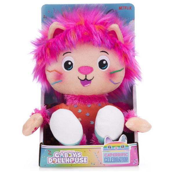 Gabby's Dollhouse 25cm Marty the Party Cat Soft Toy