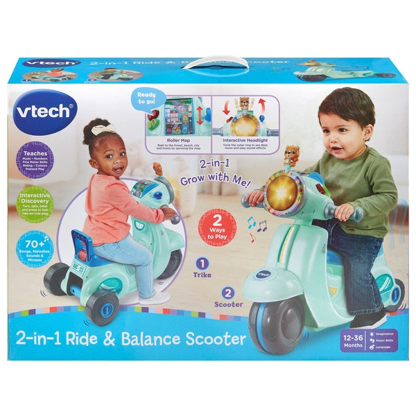 VTech 2-in-1 Ride & Balance Scooter