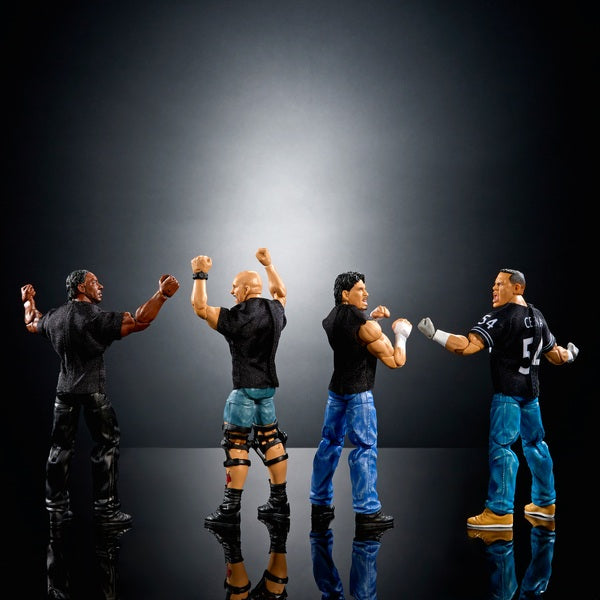 WWE Elite Smackdown 25th Anniversary Action Figure 4 Pack