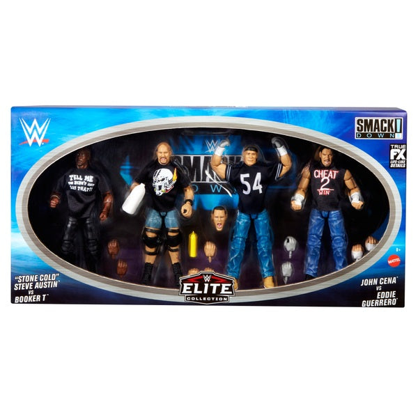 WWE Elite Smackdown 25th Anniversary Action Figure 4 Pack