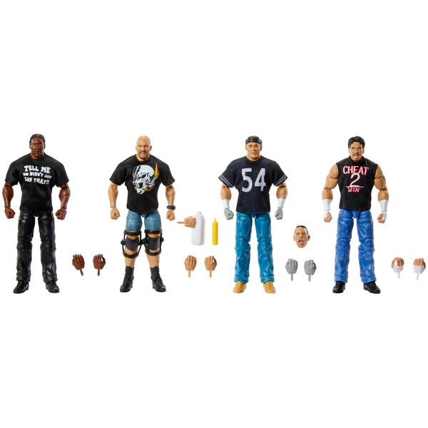 WWE Elite Smackdown 25th Anniversary Action Figure 4 Pack