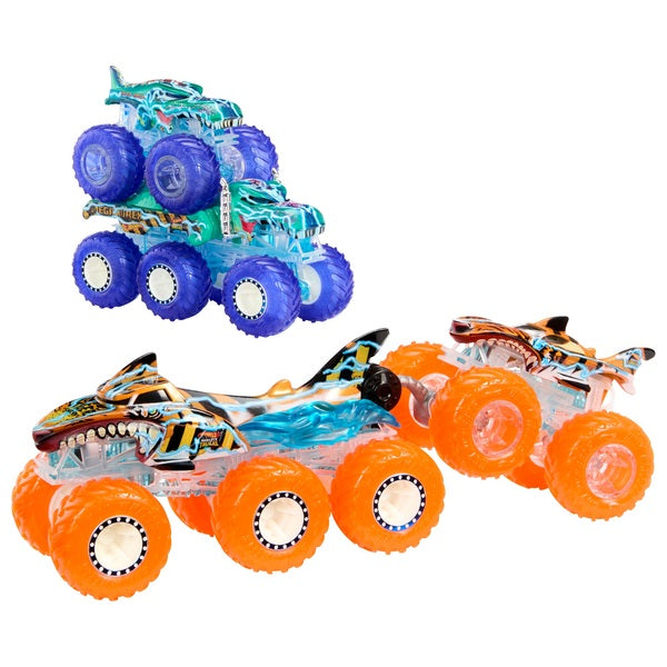 Hot Wheels Monster Trucks Power Smashers Big Rig and Truck Multipack