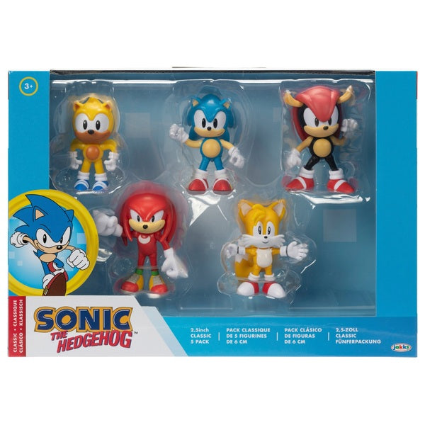 Sonic the Hedgehog 6cm Action Figure 5 Pack