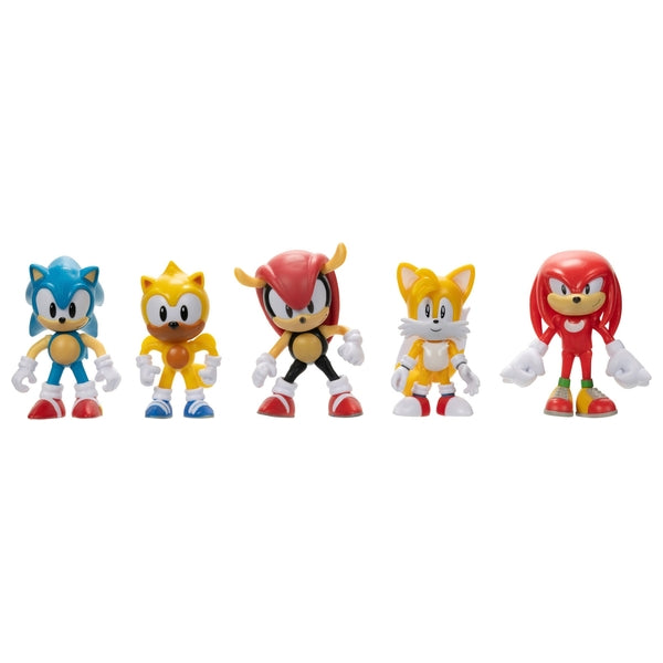 Sonic the Hedgehog 6cm Action Figure 5 Pack