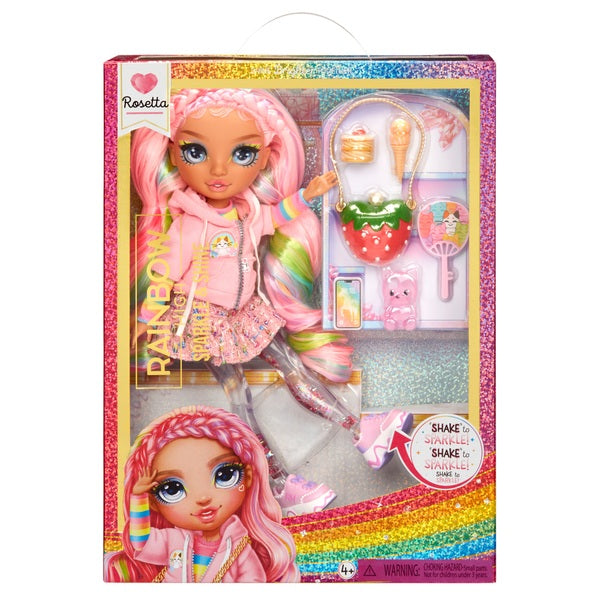 Rainbow High Sparkle & Shine Rosetta Pink Fashion Doll