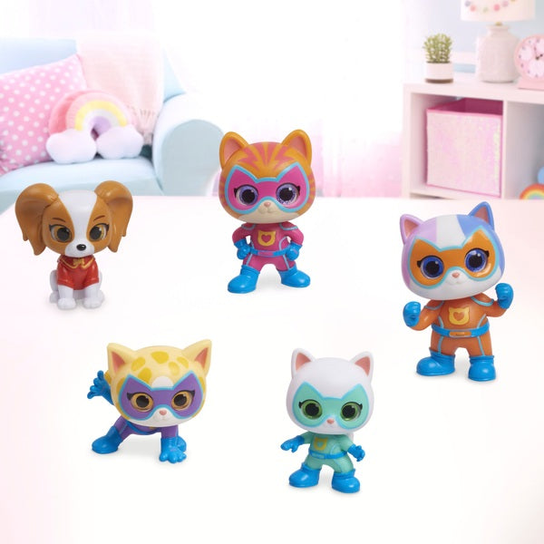 Disney Junior SuperKitties Hero Squad Figure Set