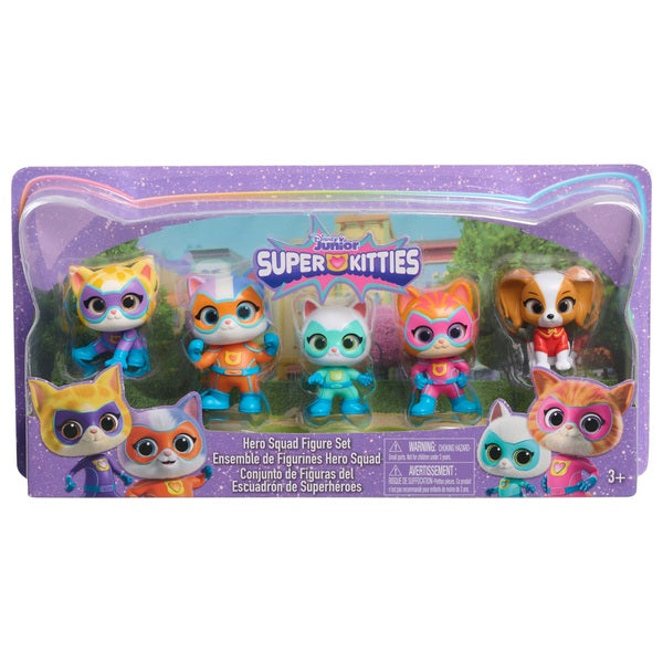 Disney Junior SuperKitties Hero Squad Figure Set