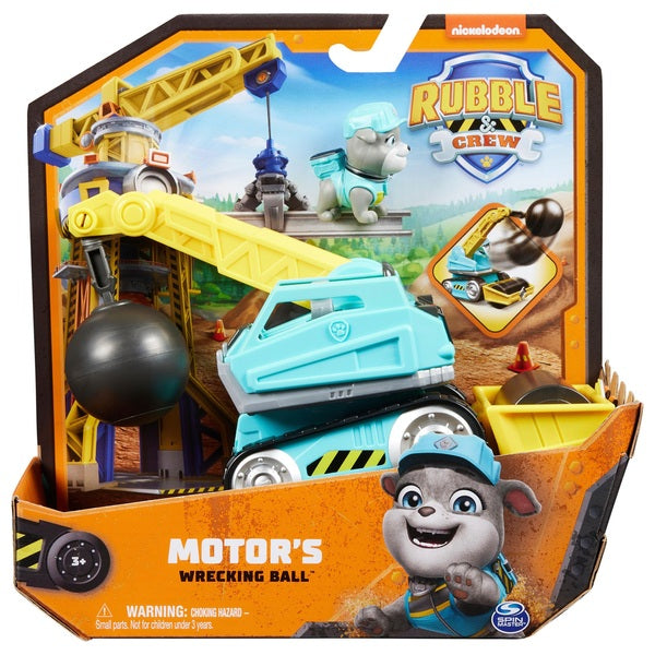 Rubble & Crew Motor's Wrecking Ball Truck Set For Boys And Girls 3YRS+