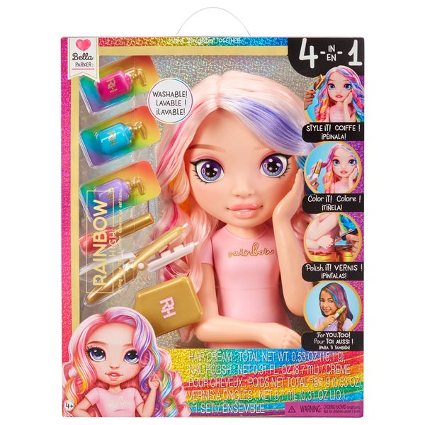 Rainbow High Bella Parker Styling Head Playset