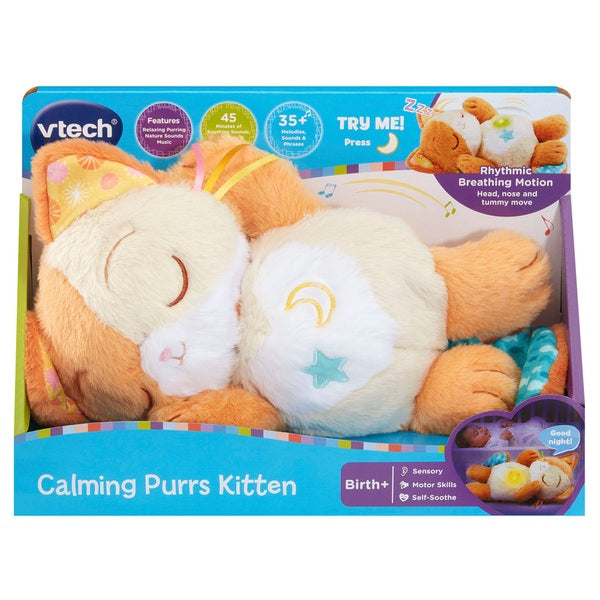 VTech Calming Purrs Kitten For Babies From Birth +