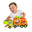 Big Steps Dinosaur Hauler Truck with Cars + Free Activity Book