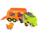 Big Steps Dinosaur Hauler Truck with Cars + Free Activity Book