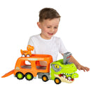 Big Steps Dinosaur Hauler Truck with Cars + Free Activity Book
