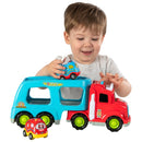 Big Steps Transporter Truck & Cars Playset + Free Activity Book