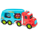 Big Steps Transporter Truck & Cars Playset + Free Activity Book