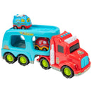 Big Steps Transporter Truck & Cars Playset + Free Activity Book