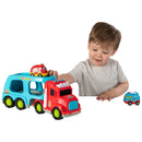 Big Steps Transporter Truck & Cars Playset + Free Activity Book