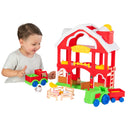 Big Steps Red Barn Farm Playset + Free Activity Book