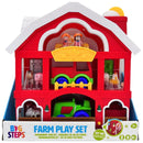 Big Steps Red Barn Farm Playset + Free Activity Book