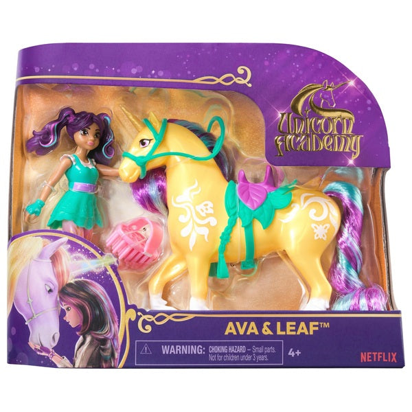 Unicorn Academy Ava & Leaf Set