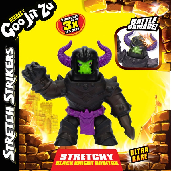 Heroes of Goo Jit Zu Stretch Strikers Black Knight Orbitox Hero Pack