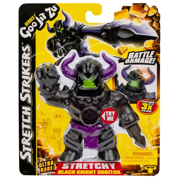 Heroes of Goo Jit Zu Stretch Strikers Black Knight Orbitox Hero Pack