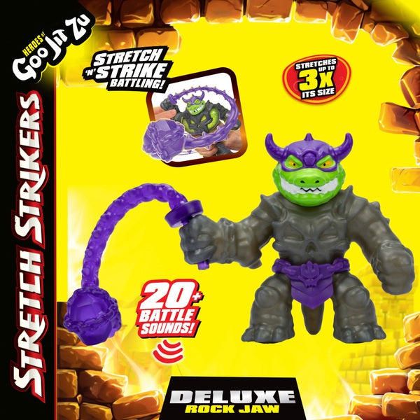 Heroes of Goo Jit Zu Stretch Strikers Deluxe Hero Pack - Rock Jaw