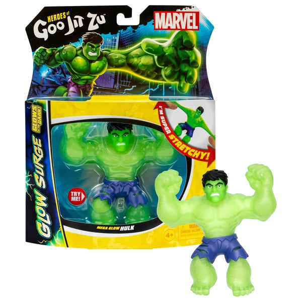 Heroes of Goo Jit Zu Marvel Glow Surge Hulk Hero Pack