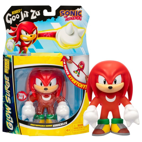 Heroes of Goo Jit Zu: Sonic Glow Surge Hero Pack – Unstoppable Surge Knuckles