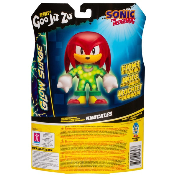 Heroes of Goo Jit Zu: Sonic Glow Surge Hero Pack – Unstoppable Surge Knuckles