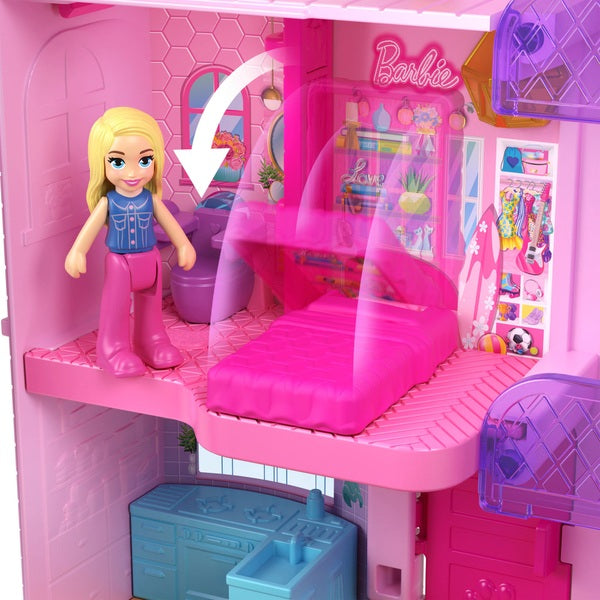 Polly Pocket Barbie Compact Playset For 4 Yrs+