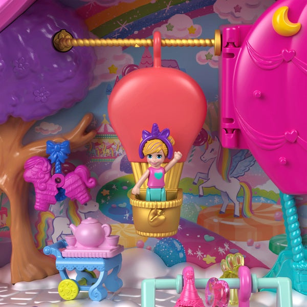 Polly Pocket Unicorn Partyland Compact Playset