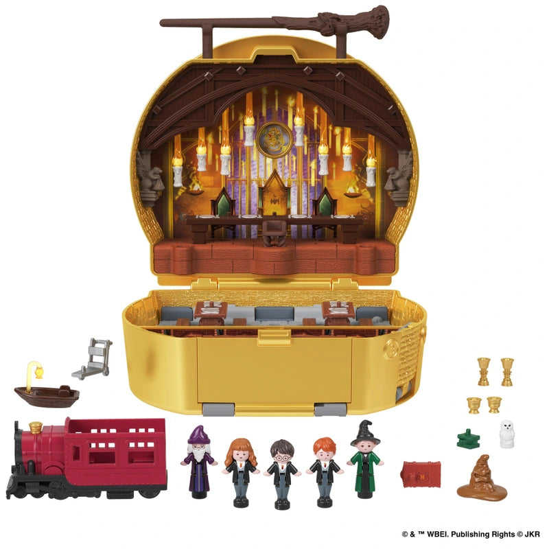Polly Pocket Compact Harry Potter Playset + Free Activity Book